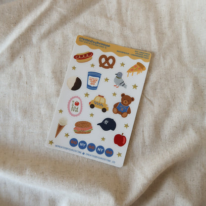 NYC Greetings Sticker Sheet
