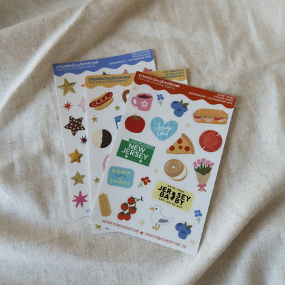 Jersey Baby Sticker Sheet