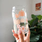 Pumpkin Flower Glass Cup
