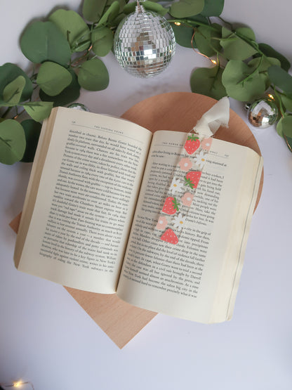 Strawberry Acrylic Bookmark