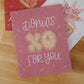 Donuts For You Valentine Sticker Card