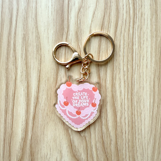 Cake Keychain