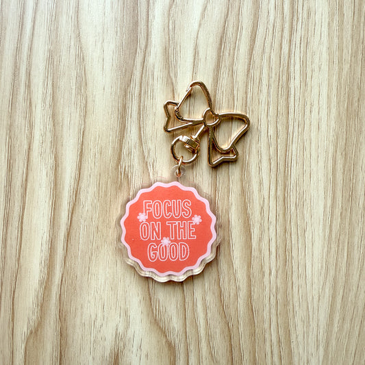 Focus on the Good Keychain