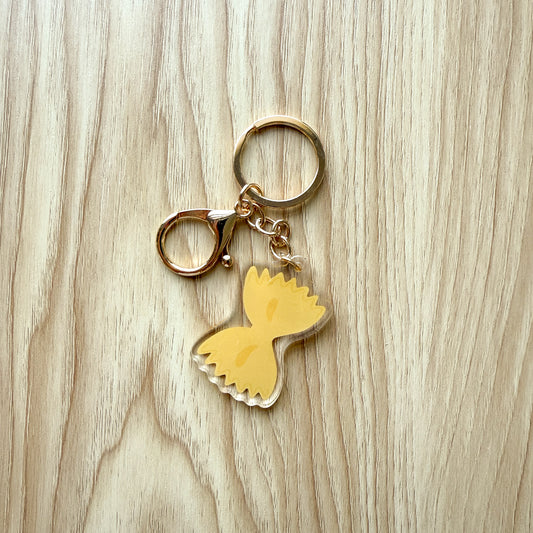 Pasta Bow Keychain