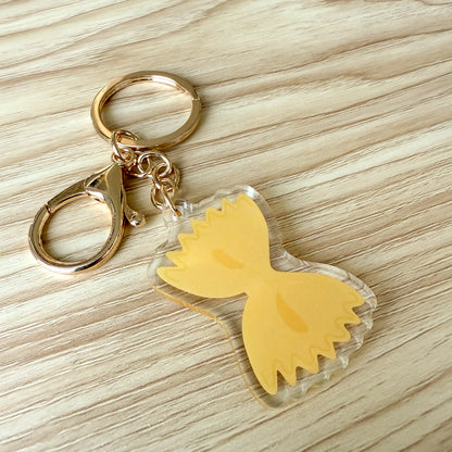 Pasta Bow Keychain