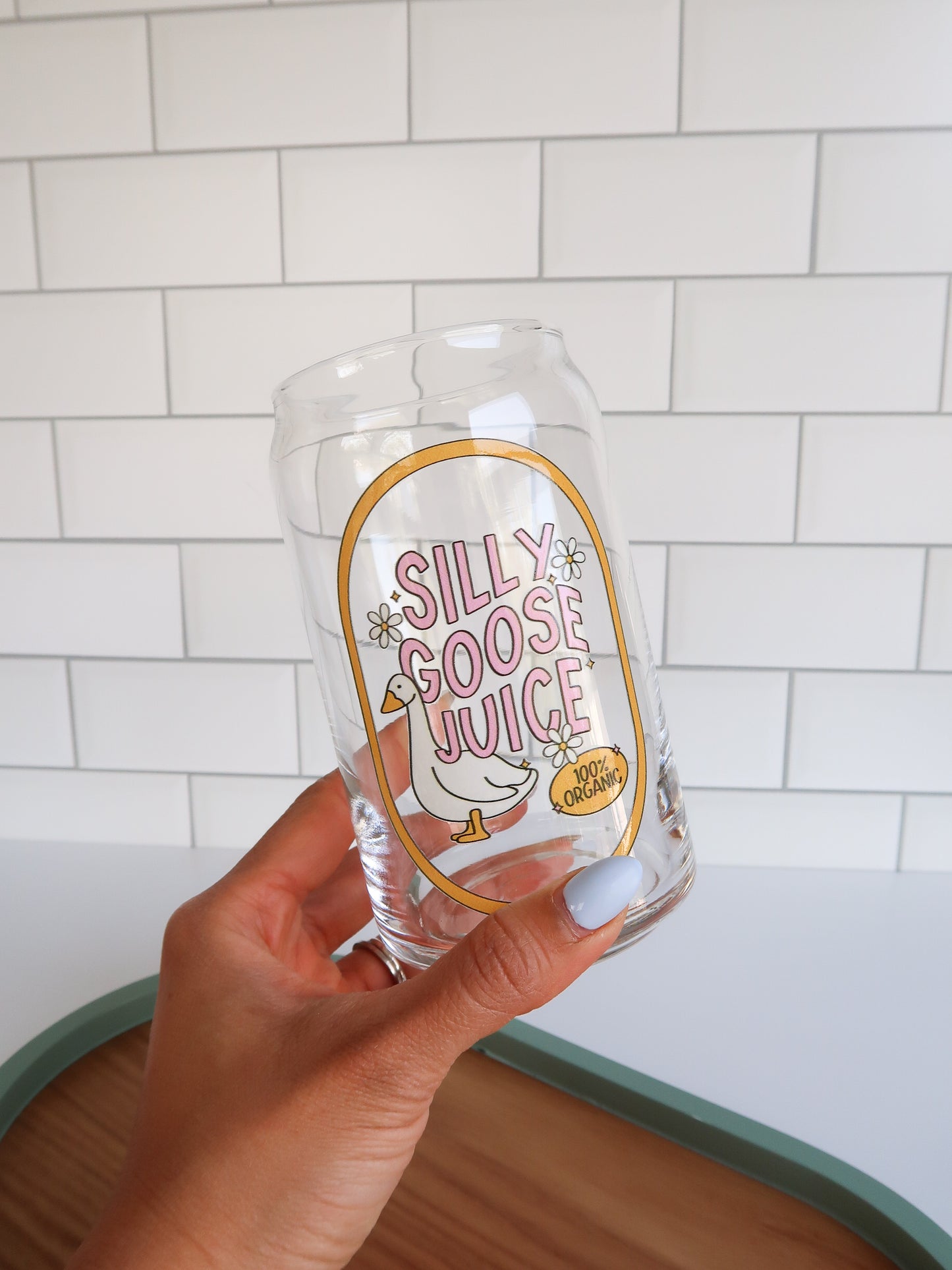 Silly Goose Juice Glass Cup