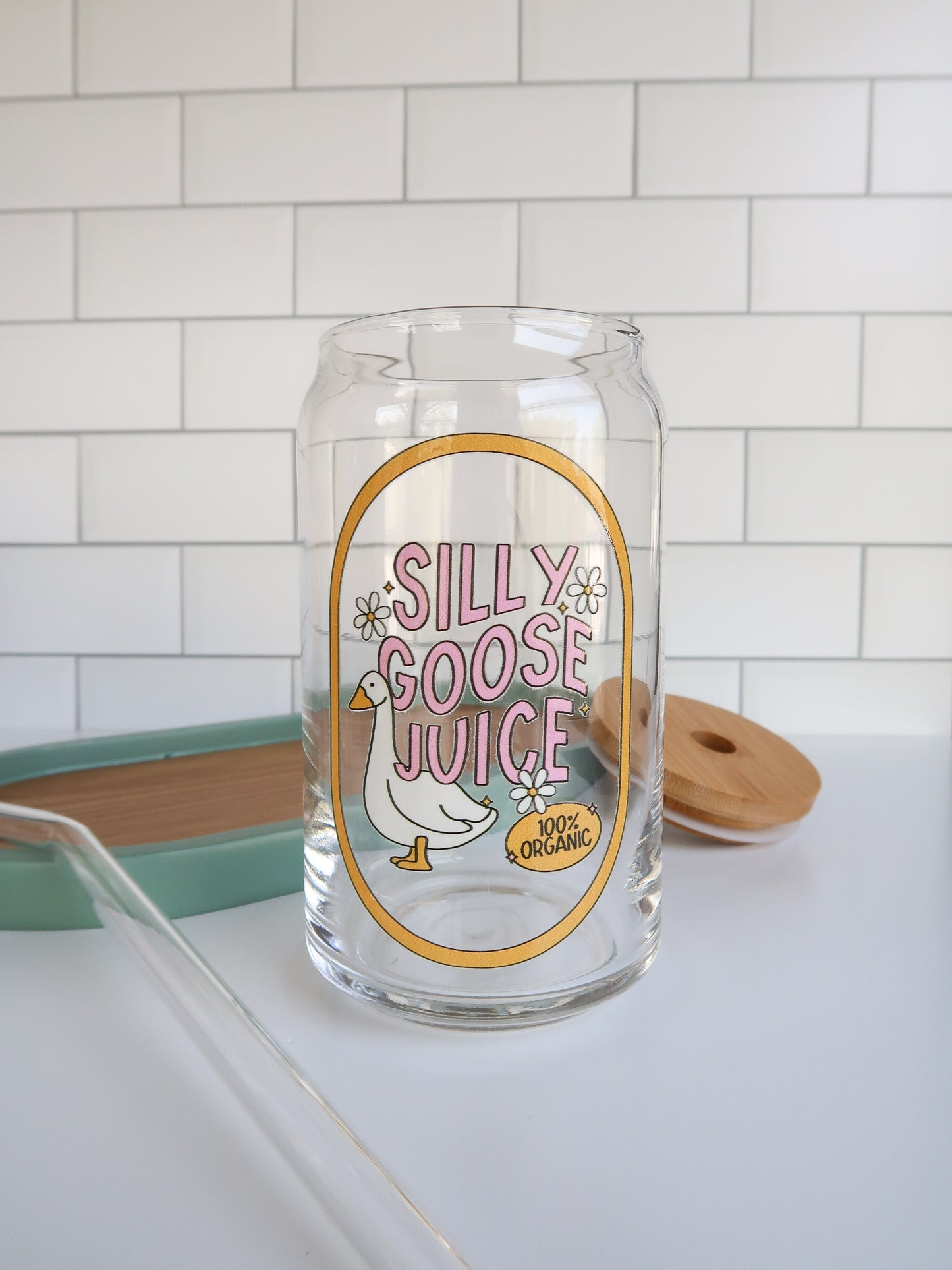 Silly Goose Juice Glass Cup