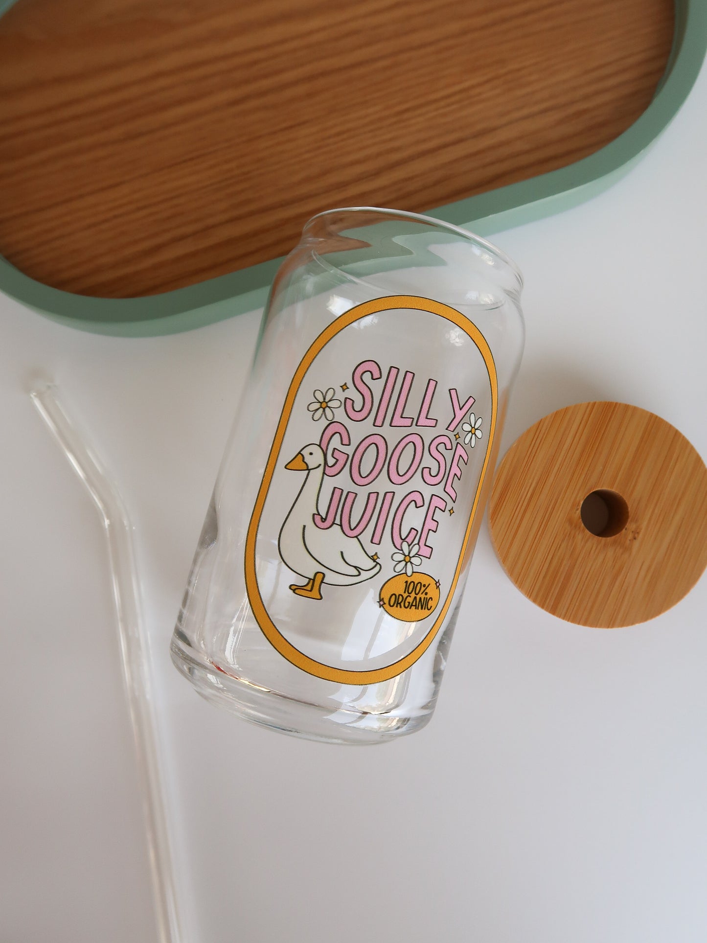 Silly Goose Juice Glass Cup