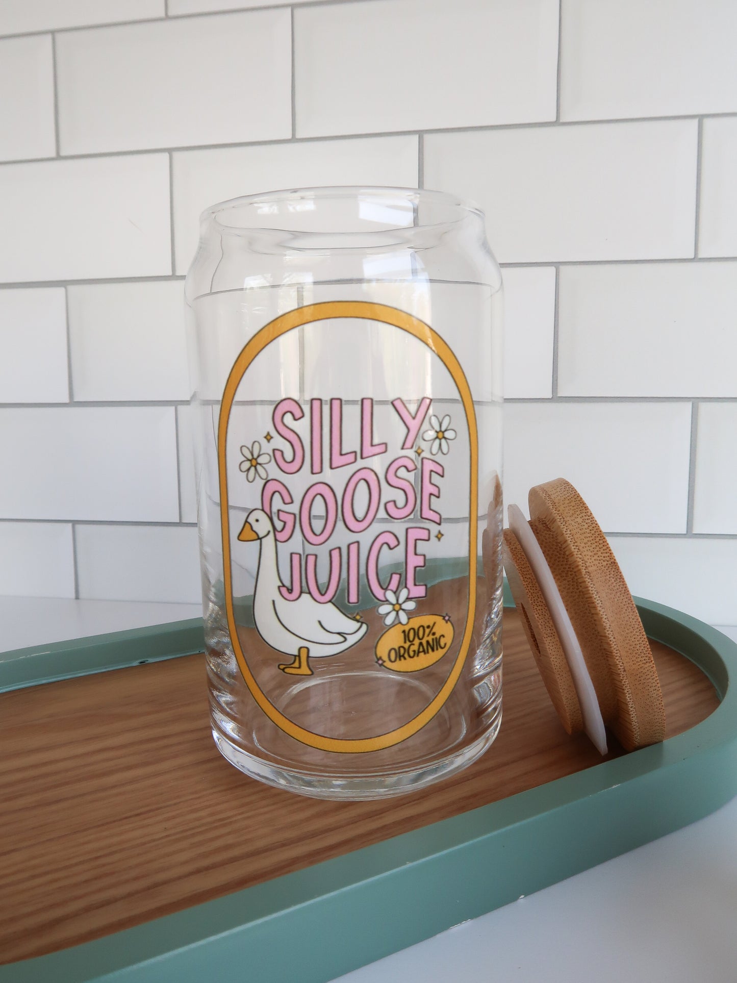 Silly Goose Juice Glass Cup