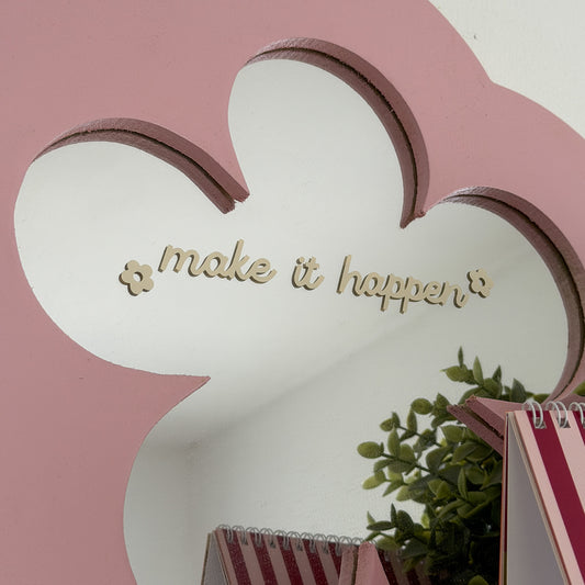 Make It Happen Mirror Decal