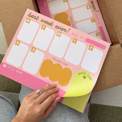 Best Week Ever Planner Notepad