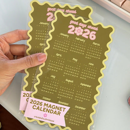 2026 Magnetic Calendar