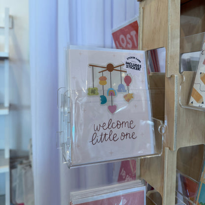 Welcome Little One Sticker Card