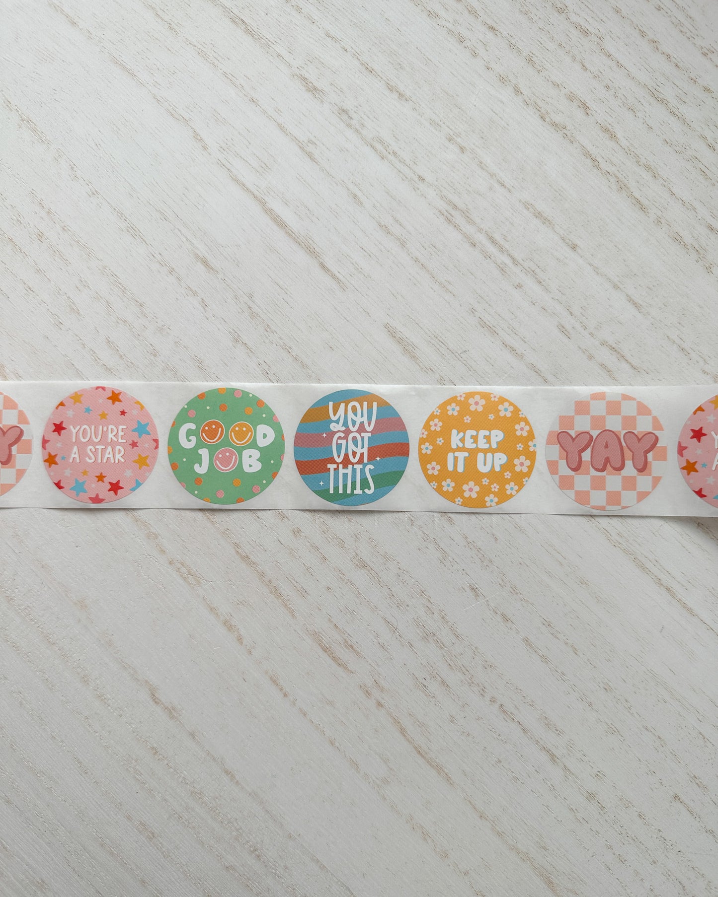 PREORDER Motivational Sticker Roll - 100 stickers