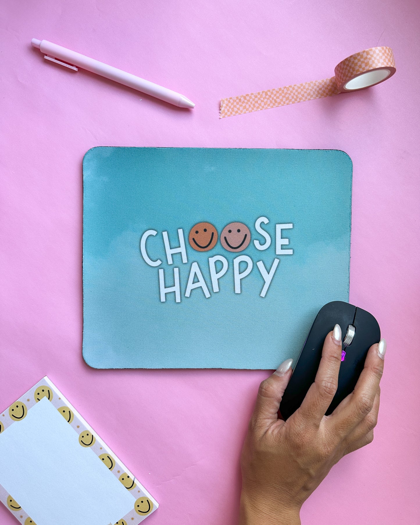 Choose Happy Mousepad