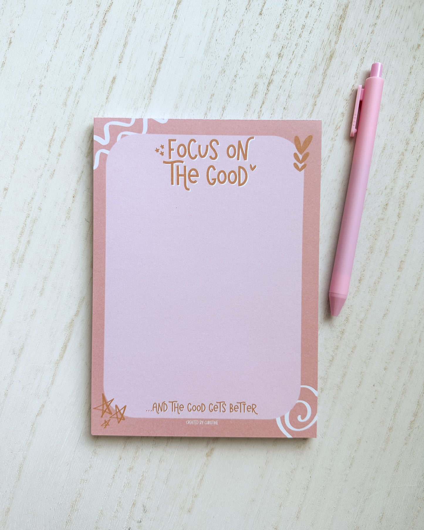 Focus On The Good Notepad