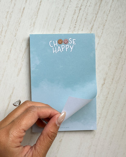Choose Happy Notepad