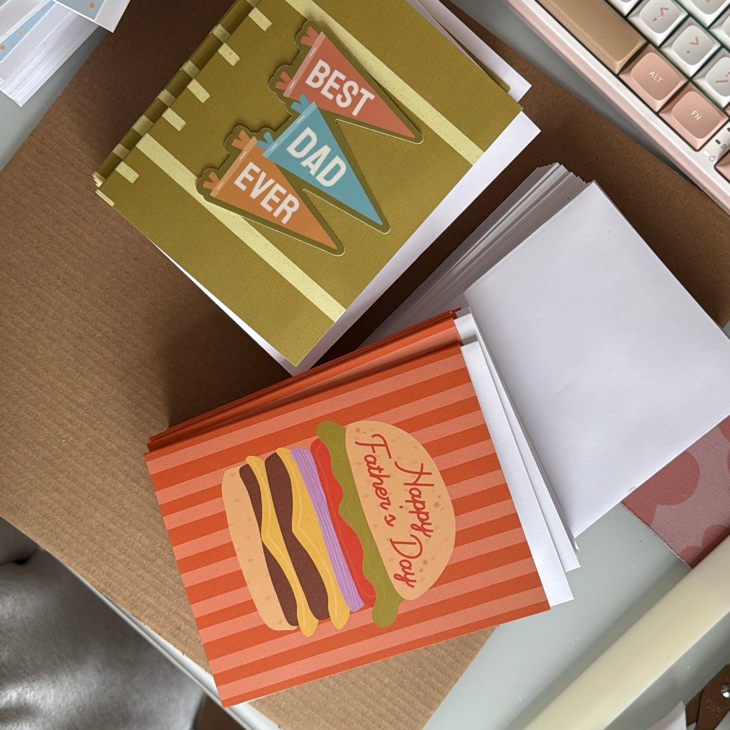 Father's Day Burger Greeting Card