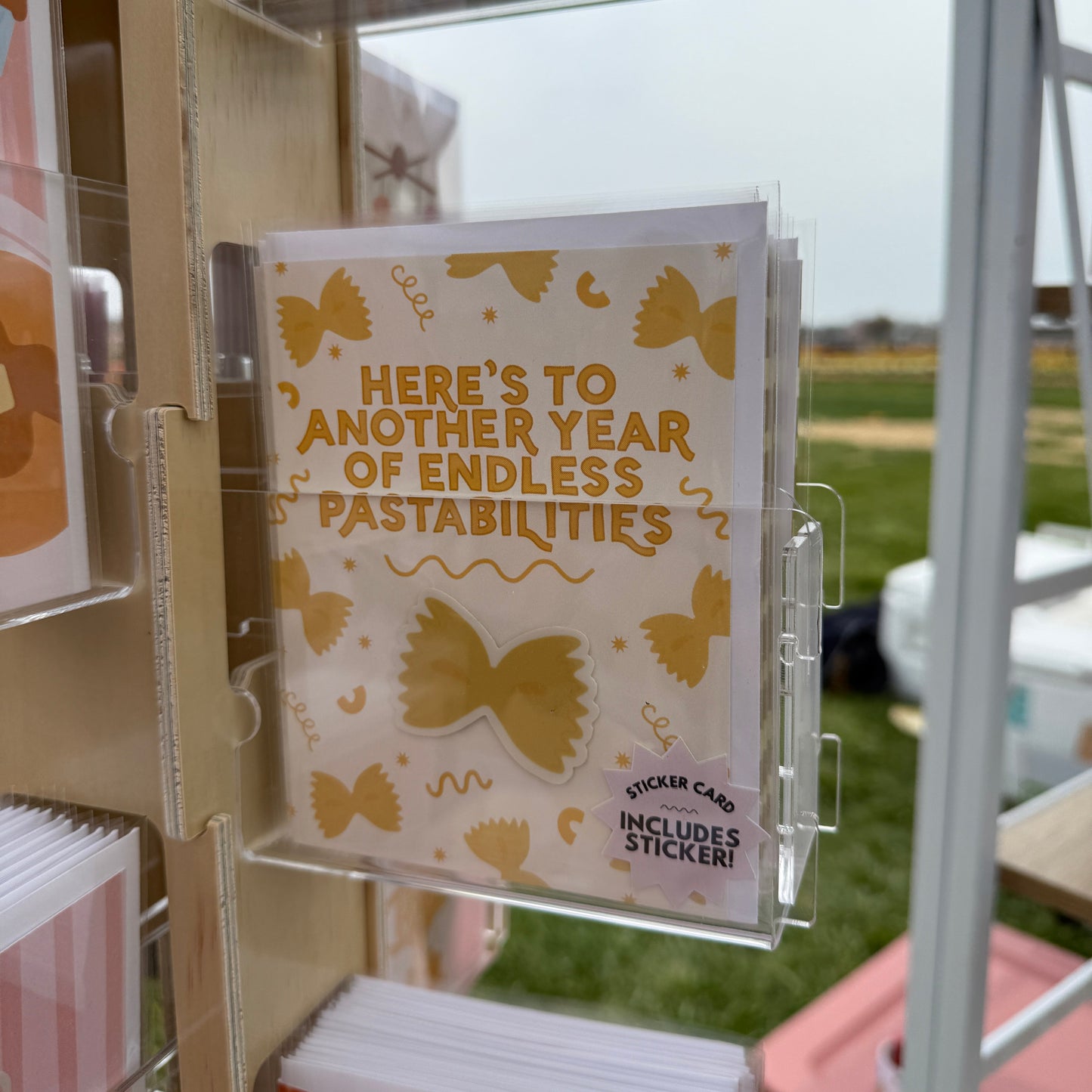 Year of Pastabilities Sticker Card