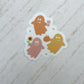 Basic Fall Ghosts - PSL Pumpkin Sunflower Sticker