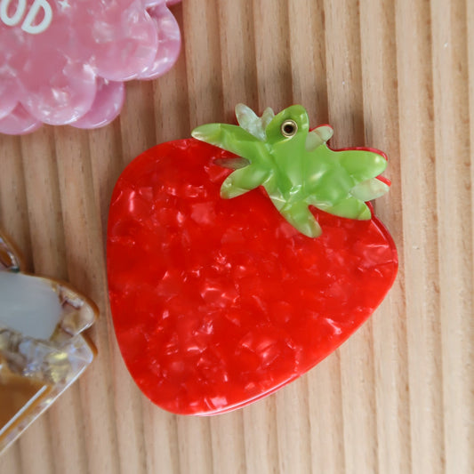 Strawberry Pocket Mirror