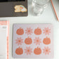 Pumpkin Floral Mousepad