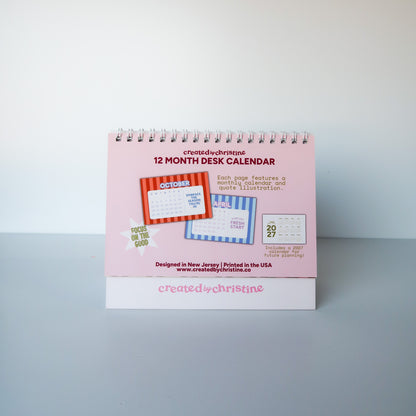 2026 Desk Calendar