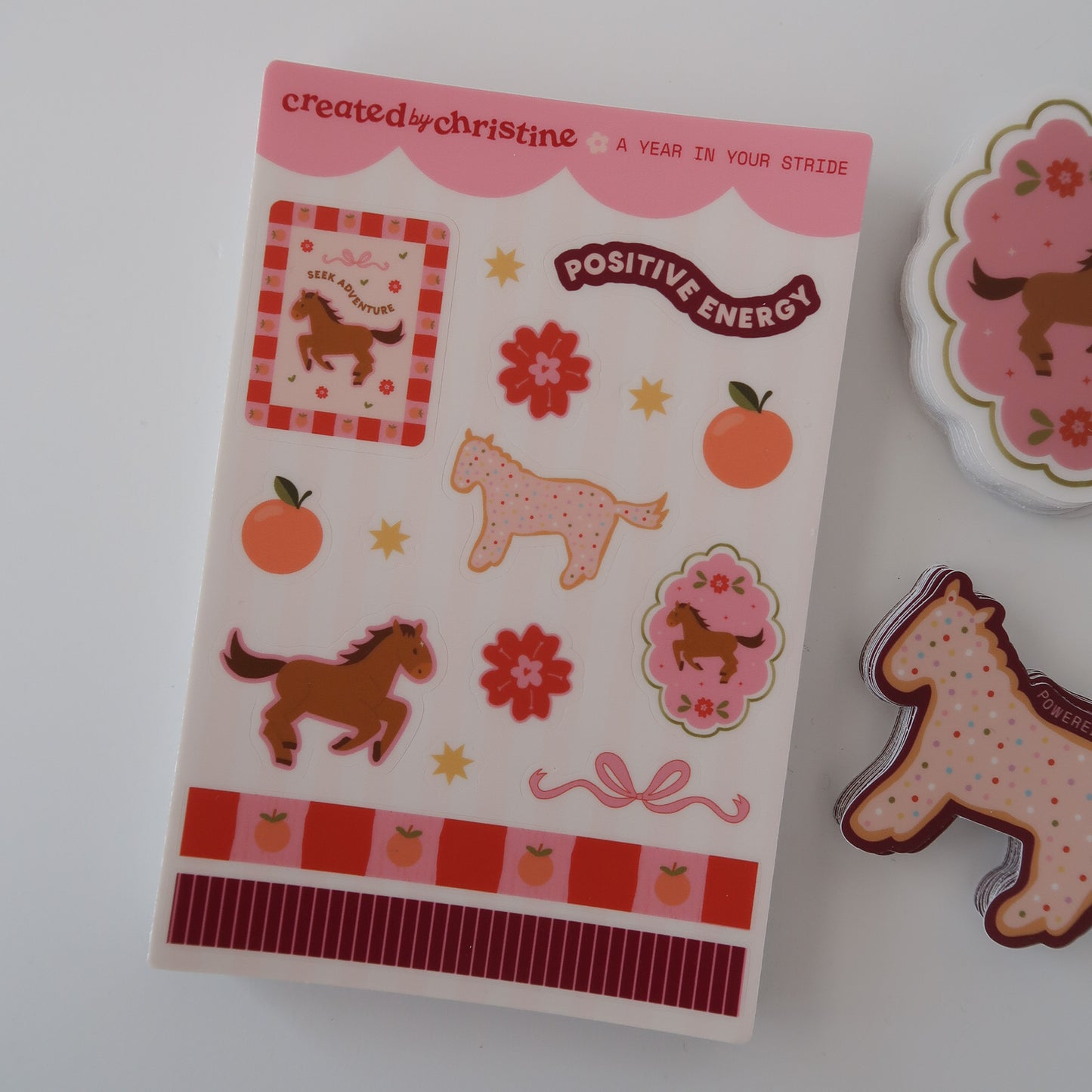 Year in Your Stride Sticker Sheet