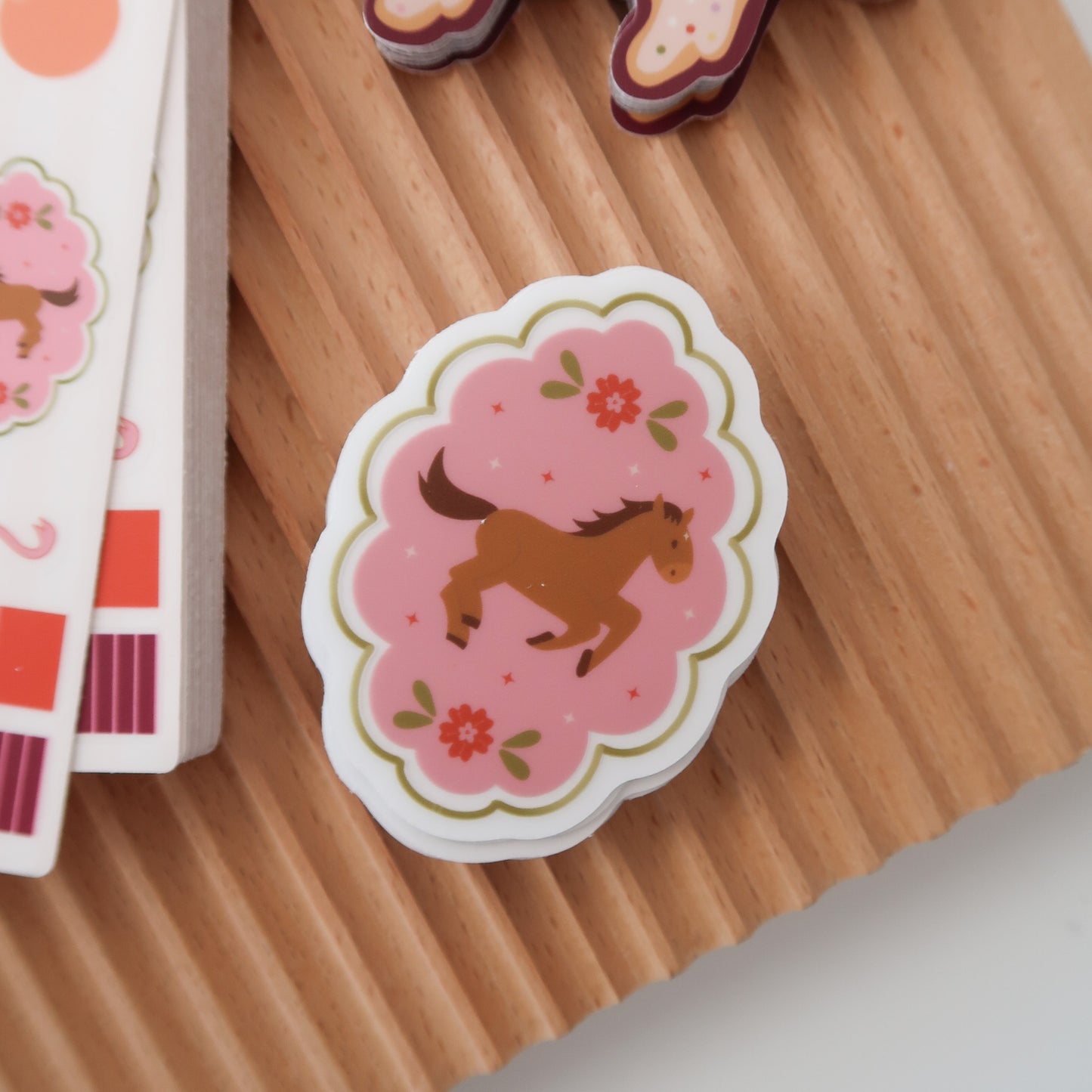 Blooming Spirit Horse Sticker
