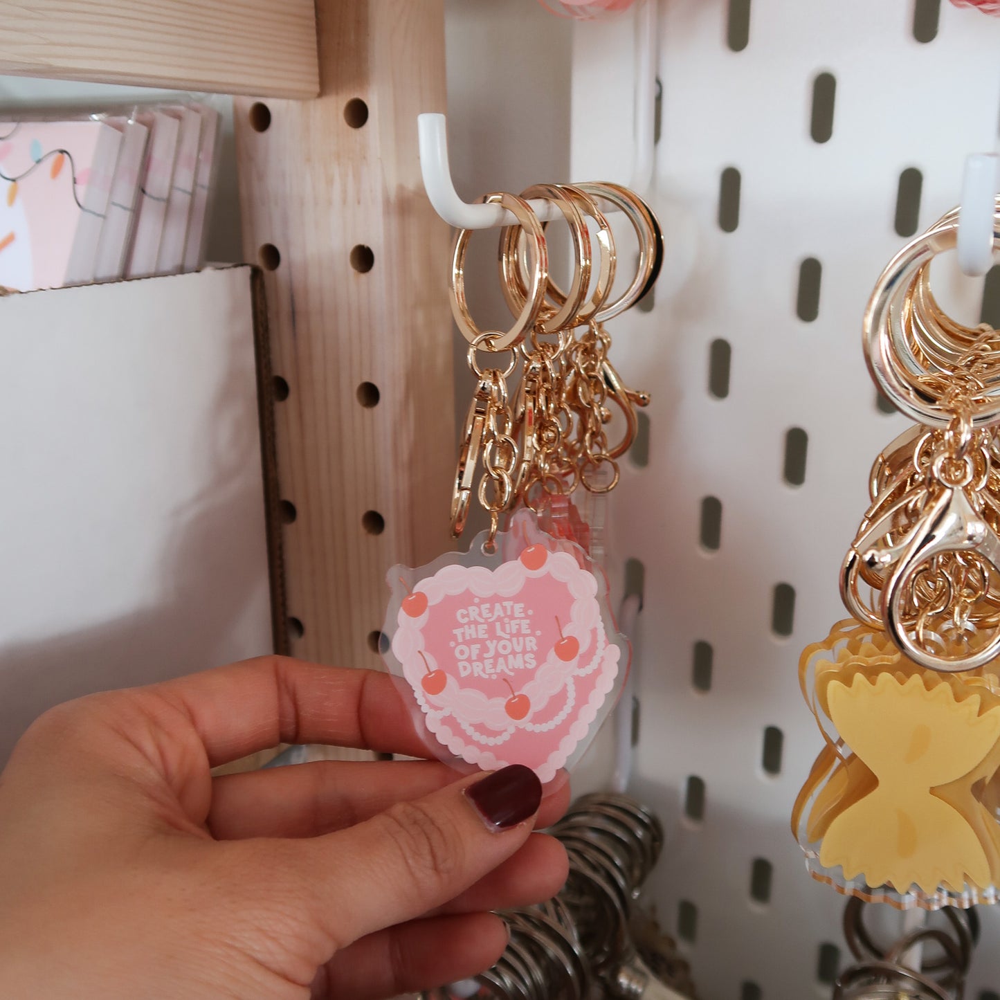 Cake Keychain