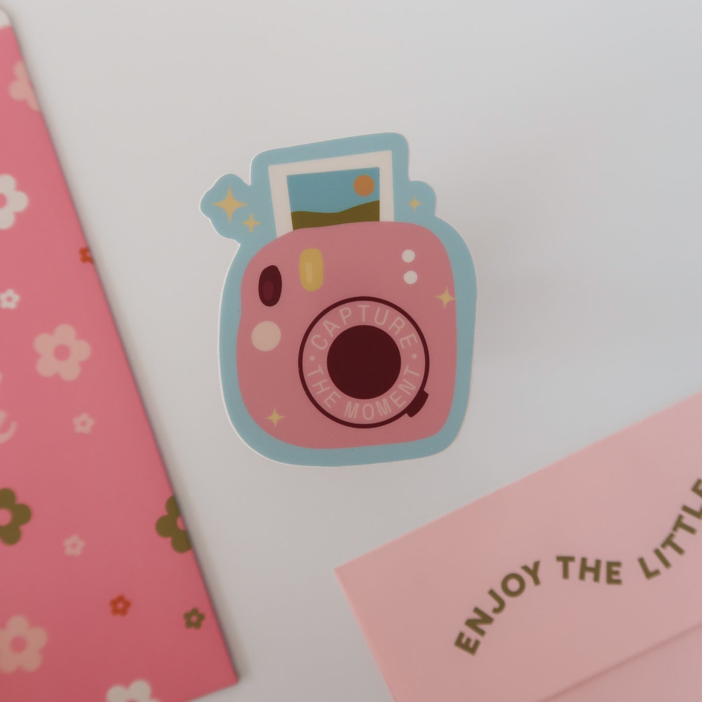 Capture the Moments Polaroid Sticker
