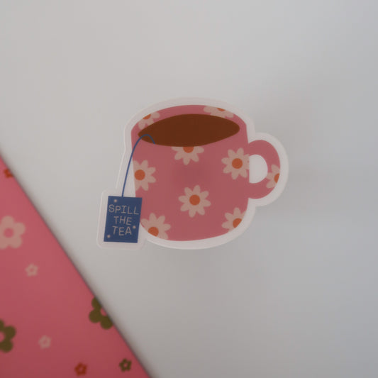 Spill The Tea Sticker