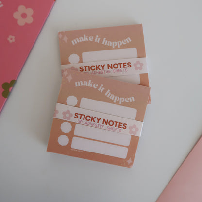 Make It Happen Sticky Notes