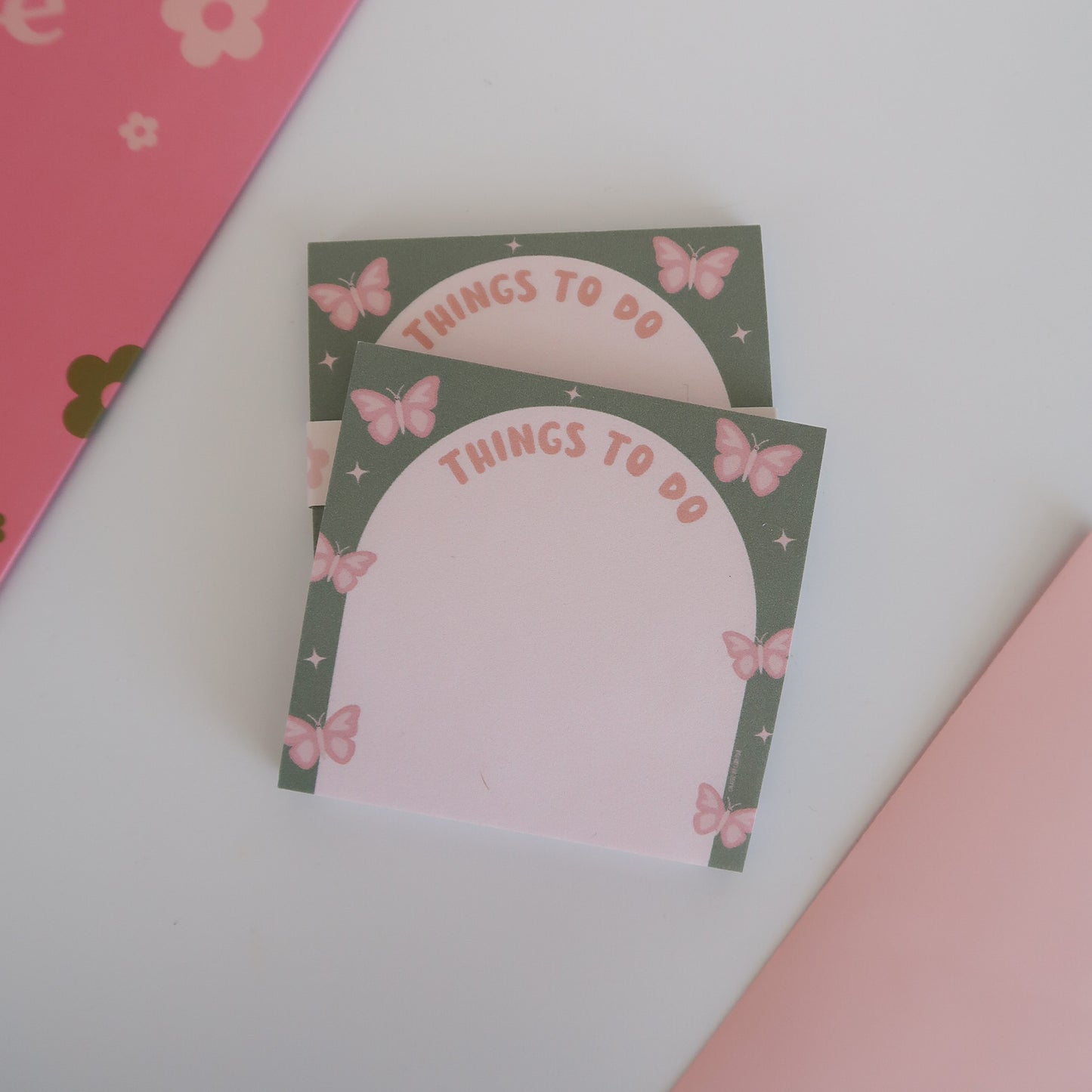 Things To Do Butterfly Sticky Notes