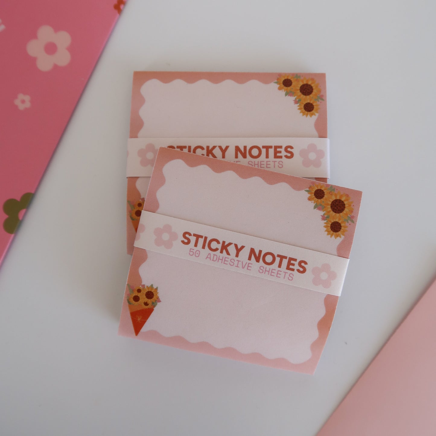 Sunflower Sticky Notes