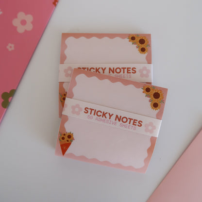 Sunflower Sticky Notes