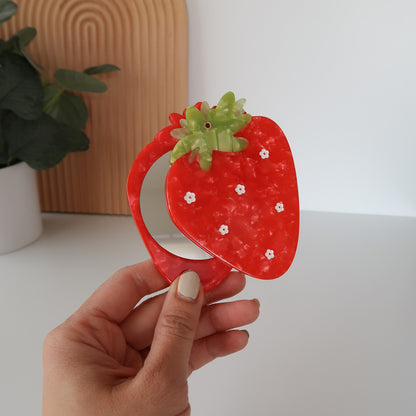 Strawberry Pocket Mirror