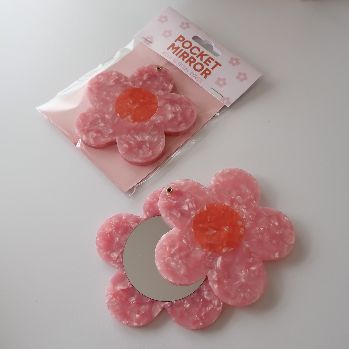 Flower Pocket Mirror