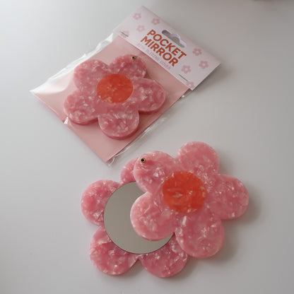 Flower Pocket Mirror
