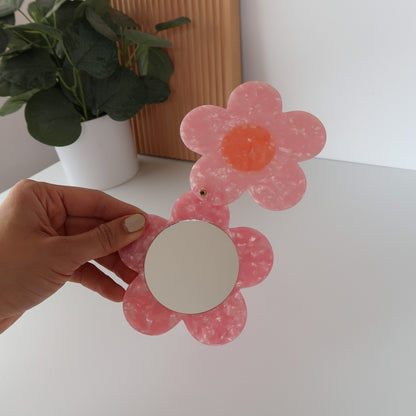 Flower Pocket Mirror