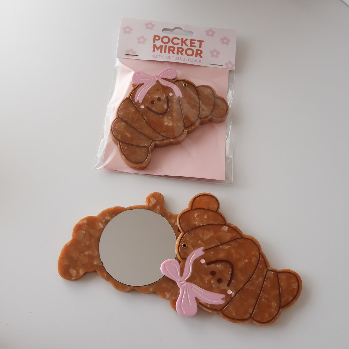 Croissant Pocket Mirror