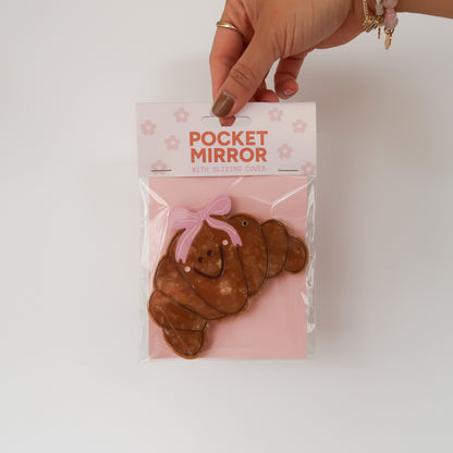 Croissant Pocket Mirror