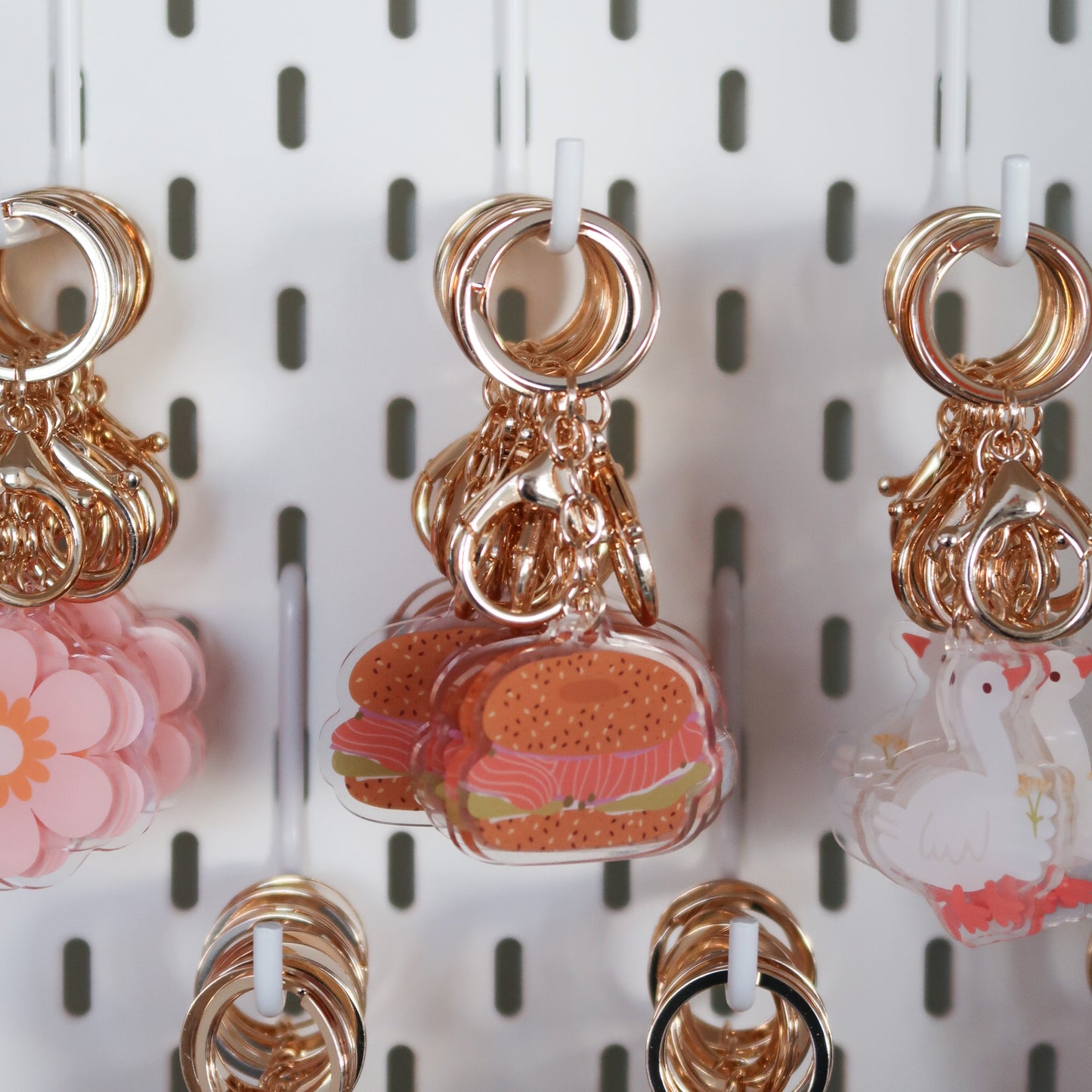 Bagel Keychain