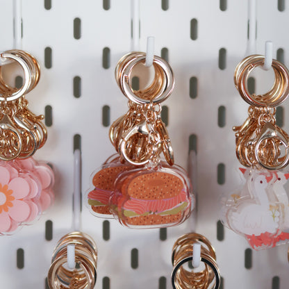 Bagel Keychain
