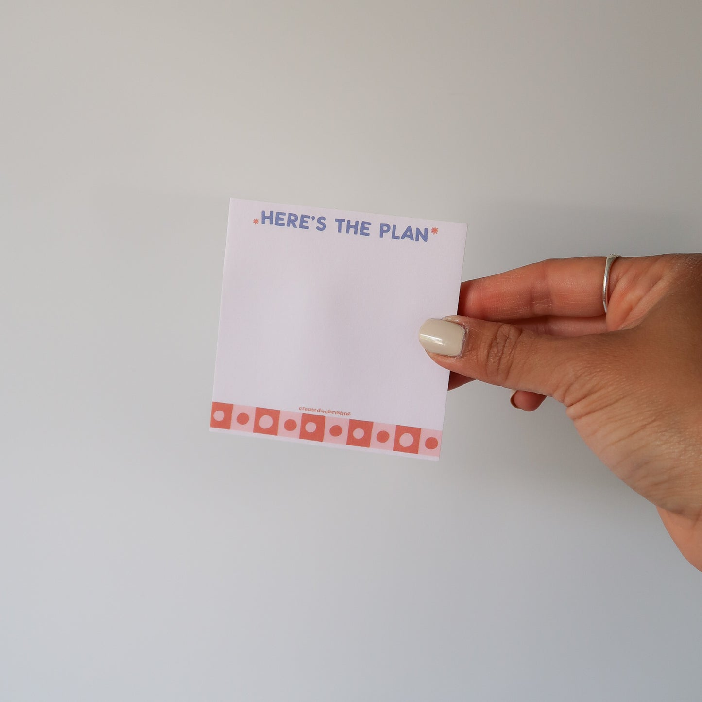 Here's the Plan Sticky Notes NEW