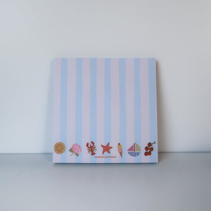 Coastal Stripes Sticky Notes