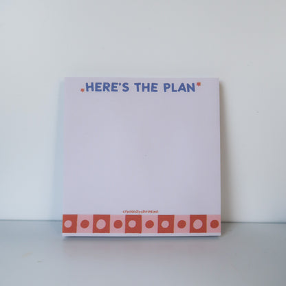 Here's the Plan Sticky Notes NEW