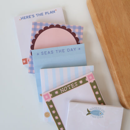 Coastal Stripes Sticky Notes