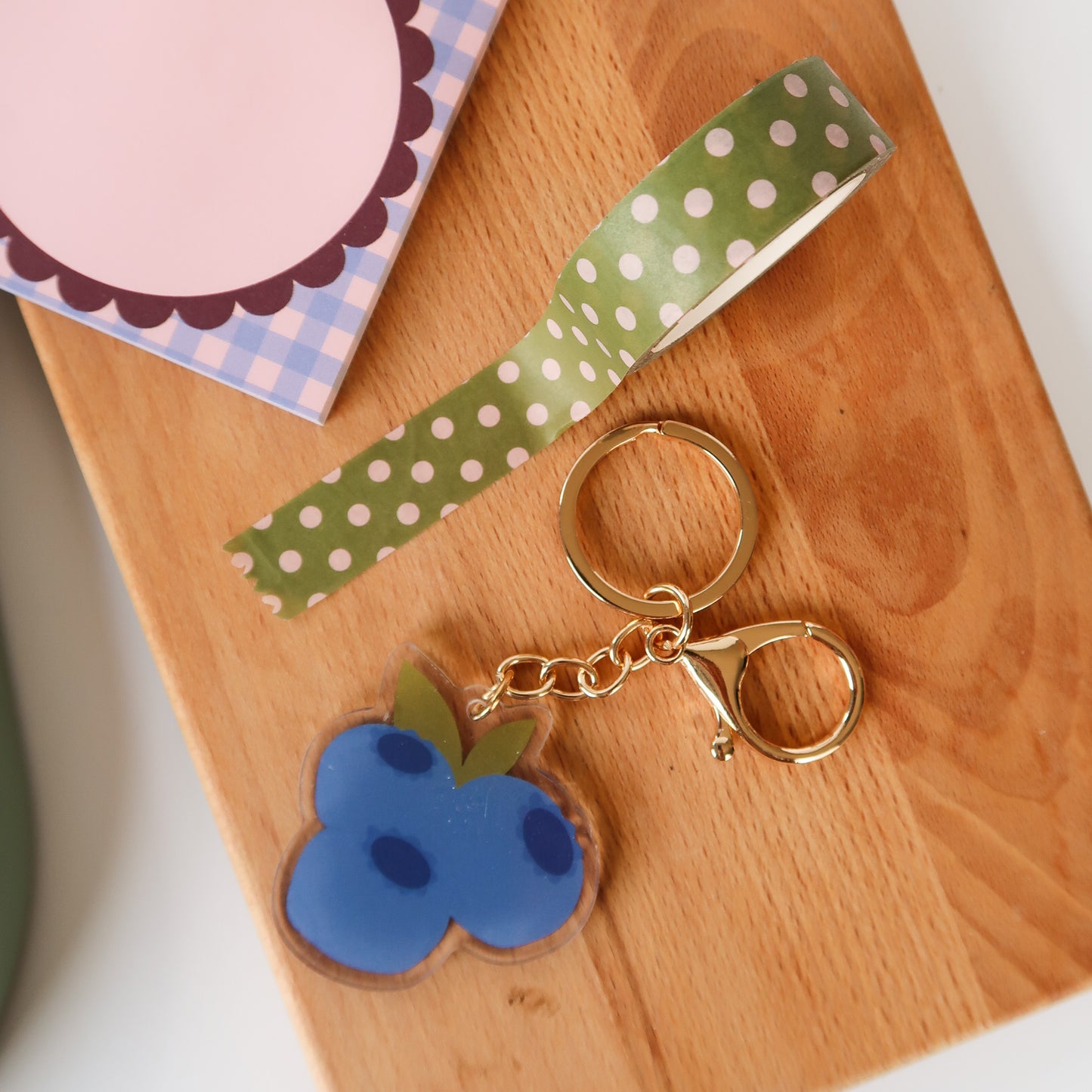 Blueberry Keychain
