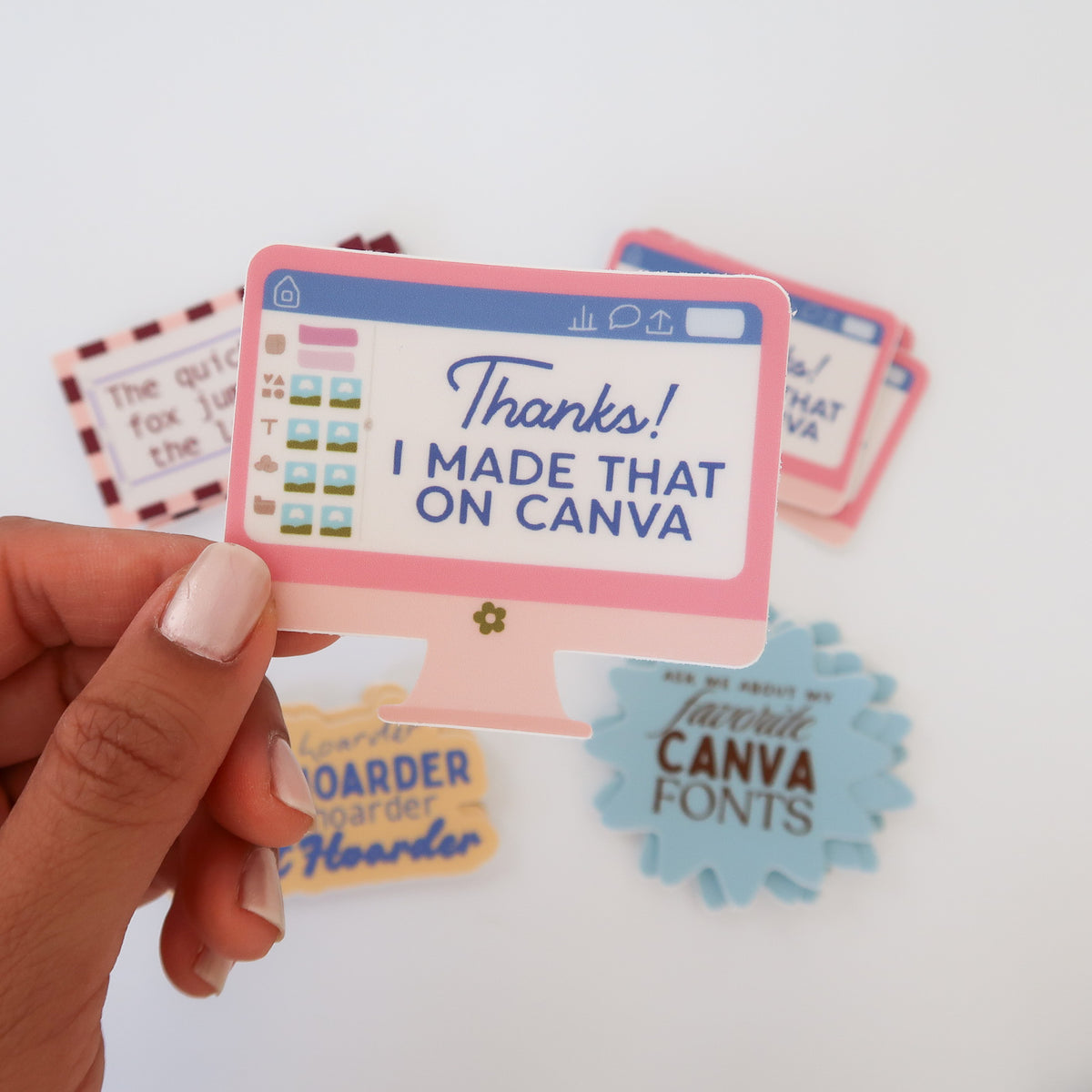 Thanks Made That On Canva Sticker